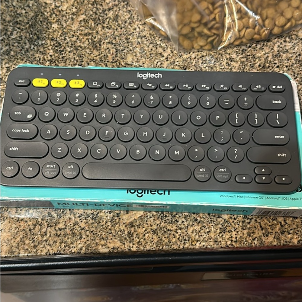 Logitech Multi-Device Black Wireless Keyboard